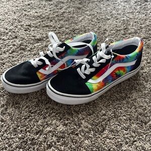Vans Unisex Tie-Dye Sneakers, Size 6.5M/8W